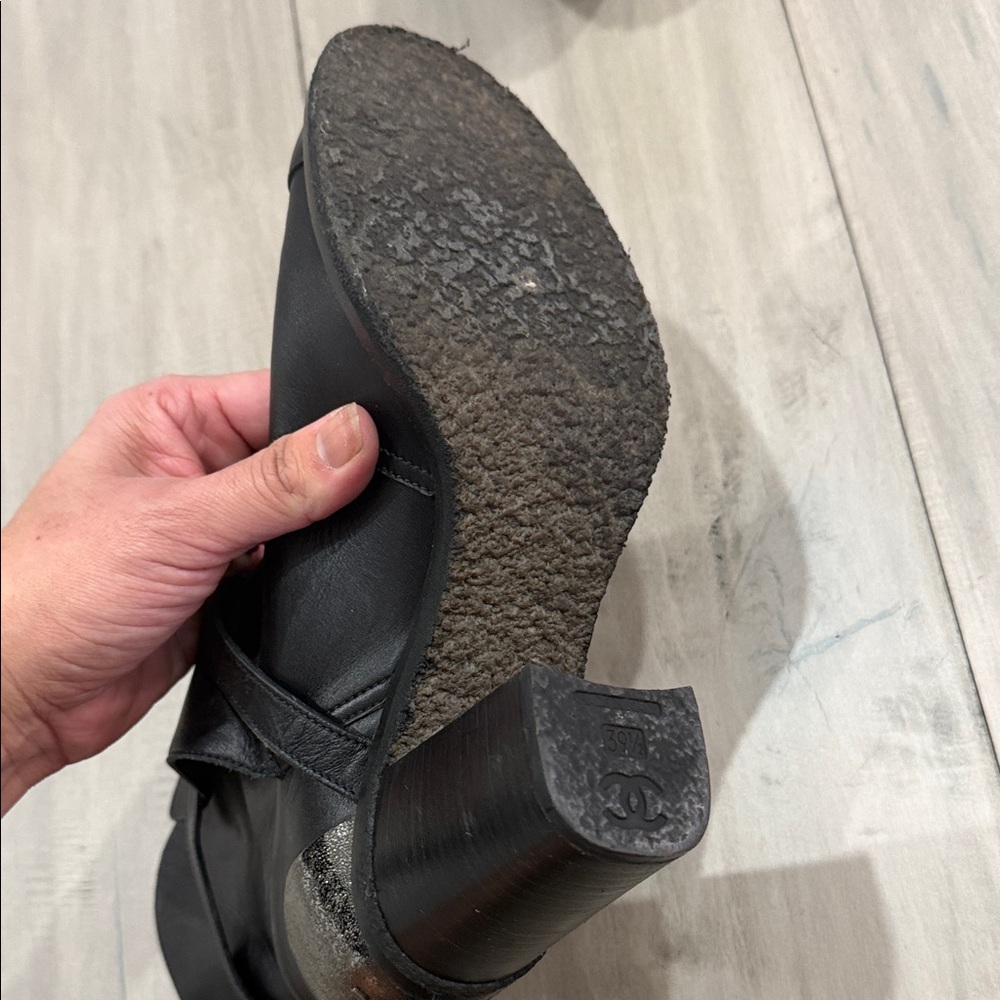 CHANEL Black Ankle Boots - Picture 8 of 16